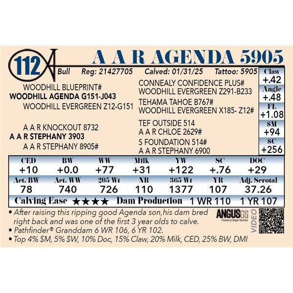 A A R Agenda 5905