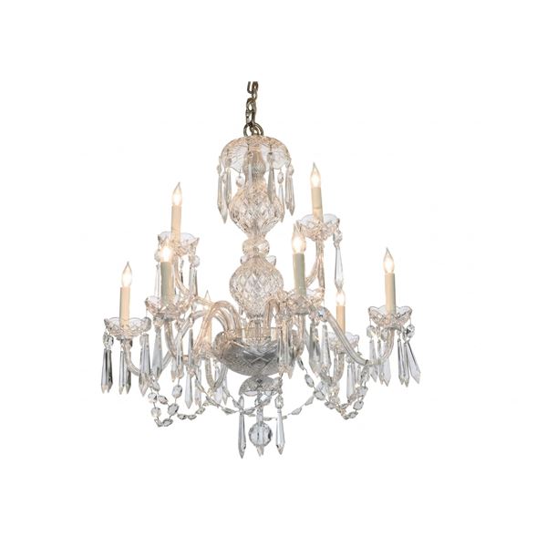 Waterford Crystal 9 Arm Chandelier, Cranmore