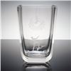Image 1 : Orrefors Nils Landberg Engraved Crystal 'Romeo and Juliet' Vase