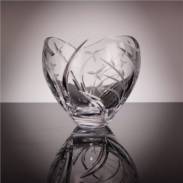 Lenox Longwood Pattern Etched Lead Crystal Bowl