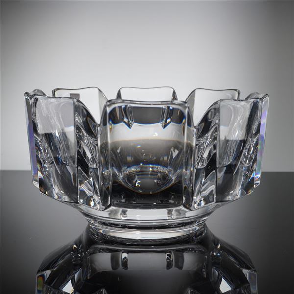 Orrefors Crystal Corona Bowl