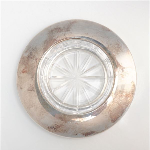 Saint Hilaire Silver Plated and Crystal Caviar Presentoir