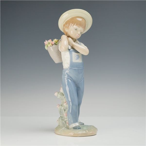 Lladro Flower Harvest Porcelain Figurine 1286