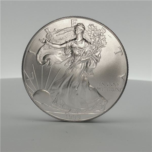 1999 American Silver Eagle One Dollar Coin