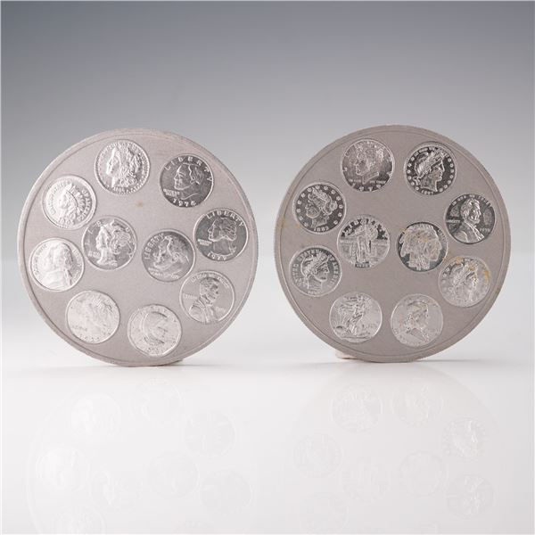 US Coins of the 20th Century Commemorative Medallion Set