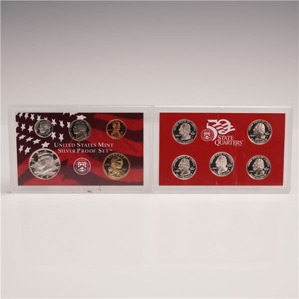 2pc 2001-S United States Mint Silver Proof Set