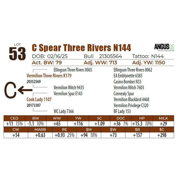 C Spear Three Rivers N144