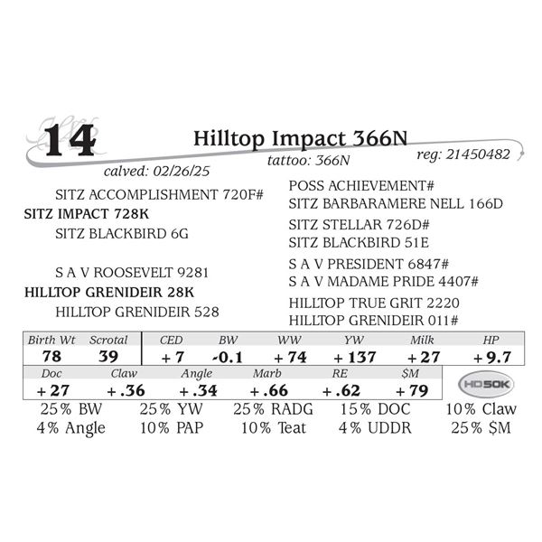 Hilltop Impact 366N