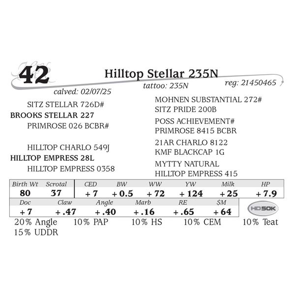 Hilltop Stellar 235N