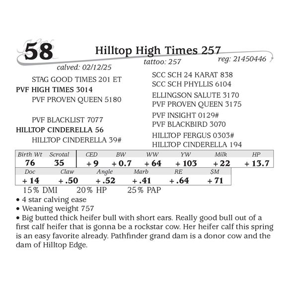 ADDED LOT - Hilltop High Times 257