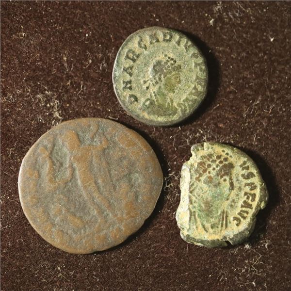 3 ROMAN ANCIENT COINS
