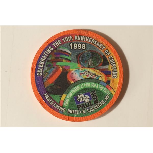 FIESTA CASINO HOTEL 1998 10TH ANNIVERSARY OF