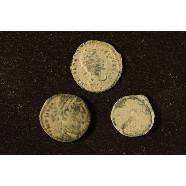 3 ROMAN ANCIENT COINS