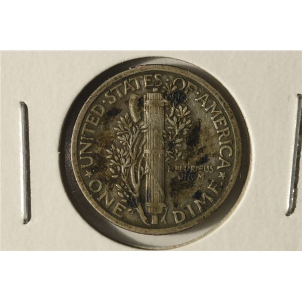 MAGICIANS COIN REVERSE OF SILVER MERCURY DIME AND