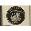 Image 2 : 1973 LIBERIA SILVER PROOF $5 COIN .9867 OZ. ASW