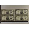 Image 1 : 3-1935-D & 1935-G US $1 SILVER CERTIFICATES CRISP