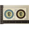 Image 2 : 2 CLAY 1930 PLAYA ENSENADA MONOGRAMMED INLAY