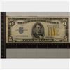 Image 1 : 1934-A US $5 NORTH AFRICA YELLOW SEAL SILVER CERT