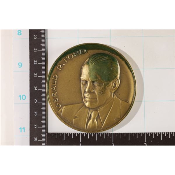 2.75" MEDALLIC ART BRONZE GERALD R. FORD PRESIDENT