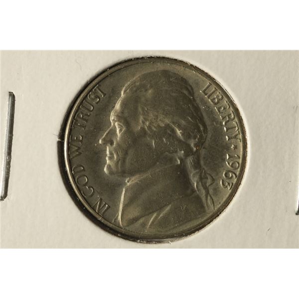 1963 MAGICIANS COIN OBVERSE OF JEFFERSON NICKEL