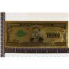 Image 1 : GOLD 999999 FOIL 1928 REPLICA OF A US $100,000