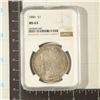 Image 1 : 1886 MORGAN SILVER DOLLAR NGC MS63