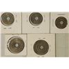 Image 2 : 5-BRITISH WEST AFRICA AU/UNC COINS: 1908, 1922 &