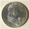 Image 1 : 1961 SILVER FRANKLIN HALF DOLLAR UNC