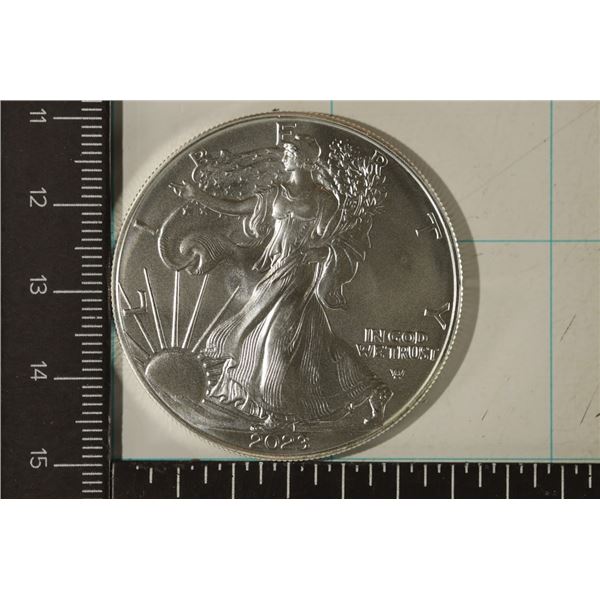 2023-W BRILLIANT UNC AMERICAN SILVER EAGLE