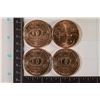 Image 2 : 4-1 OZ. ADVP COPPER ROUNDS UNC: 3 ARE WORLD OF