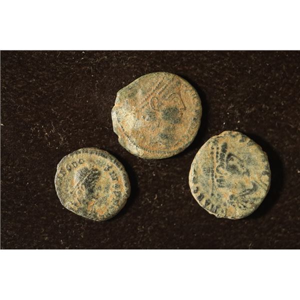 3 ROMAN ANCIENT COINS