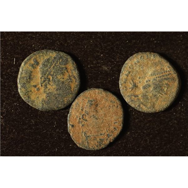 3 ROMAN ANCIENT COINS
