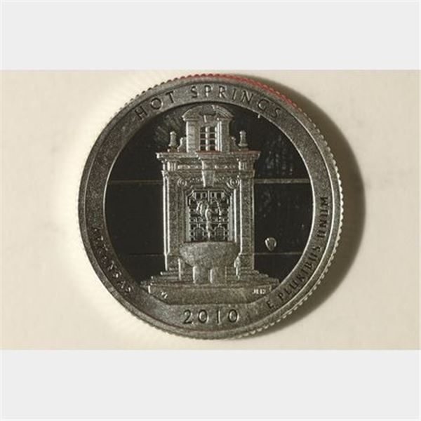 2010-S PF SILVER HOT SPRINGS N.P. QUARTER