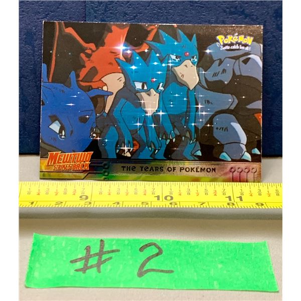 Pokemon Vintage 2000 Topps Chrome Tears of Pokemon Card