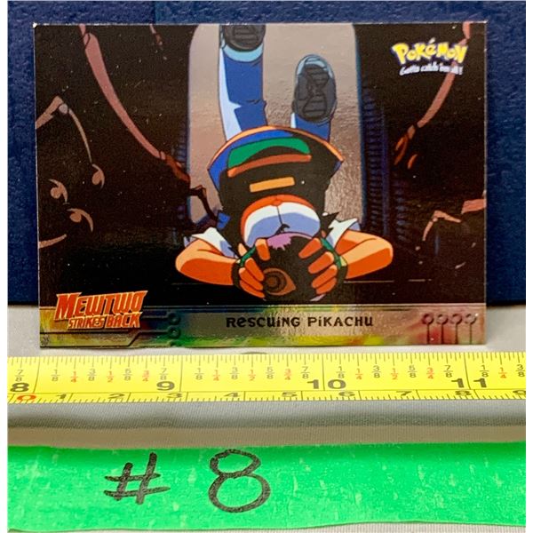 Pokemon Vintage 2000 Topps Chrome Rescuing Pikachu Card
