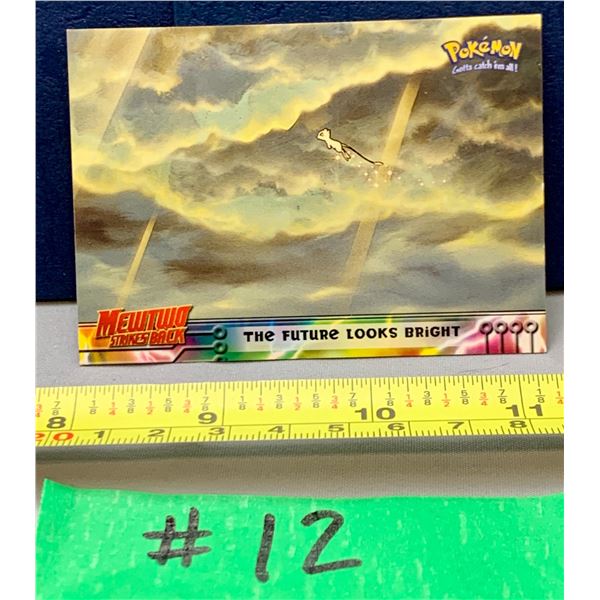 Pokemon Vintage 2000 Topps Mewtwo The Future Looks Bright Very rare Card
