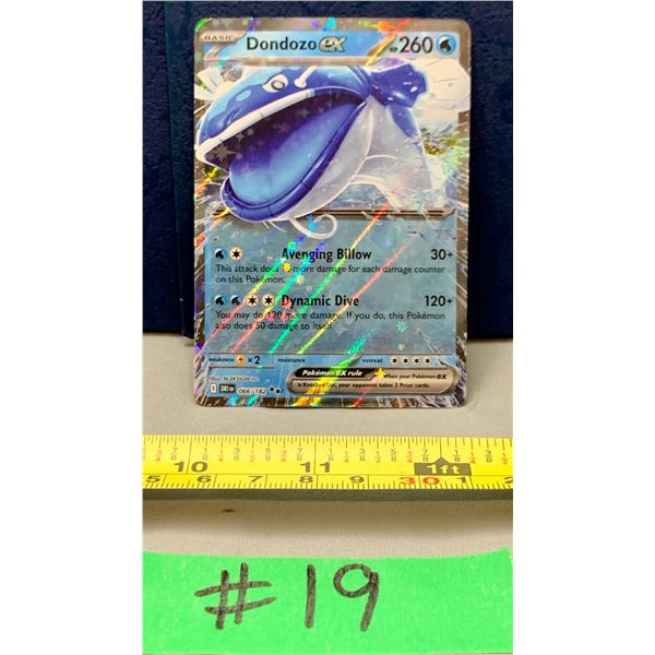 Pokemon Dondozo EX #066/182 Holo 1/2 Art Holo Card Mint!