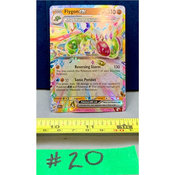 Pokemon Flygon EX #106/191 Holo 1/2 Art Holo Card MINT!