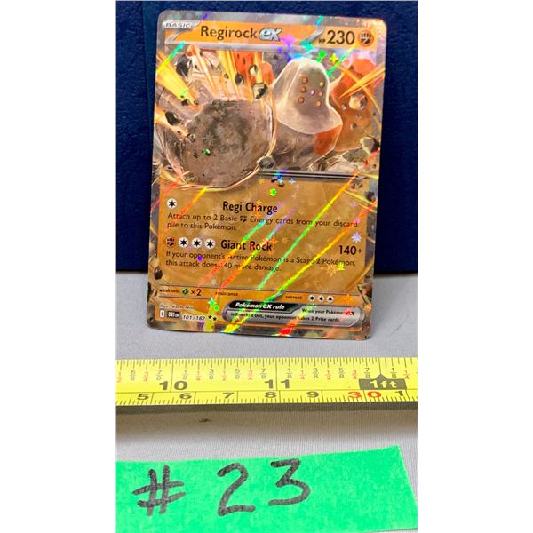 Pokemon Regirock EX #101/182 1/2 Art Holo Card MINT!