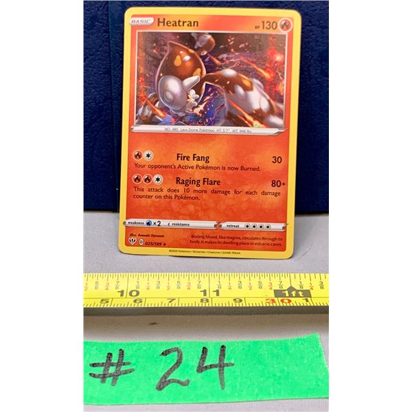 Pokemon 2020 Heatran #025/189 Holo Card Mint!