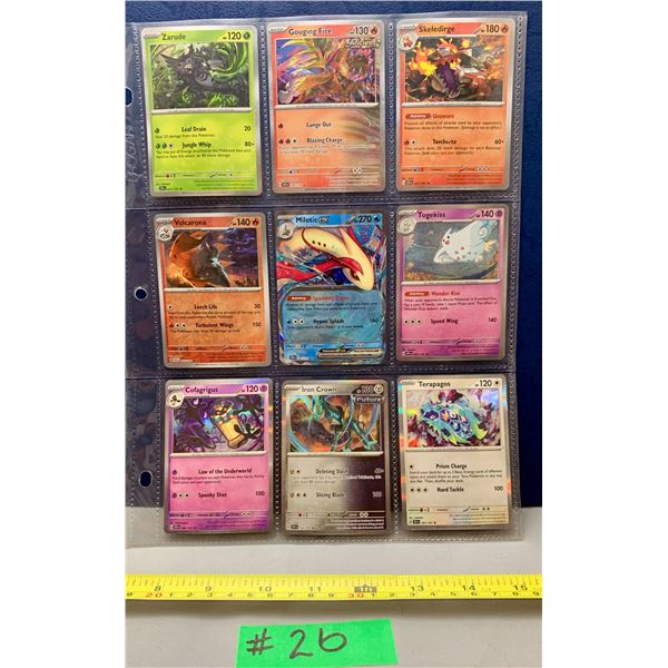 Pokemon 9 x Holo Cards From Mixed Sets All New MINT