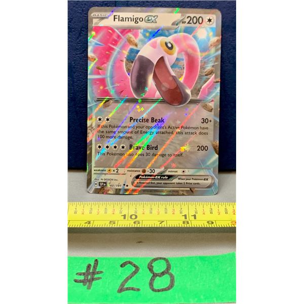 Pokemon Flamigo EX #160/191 1/2 Art Holo Card MINT!