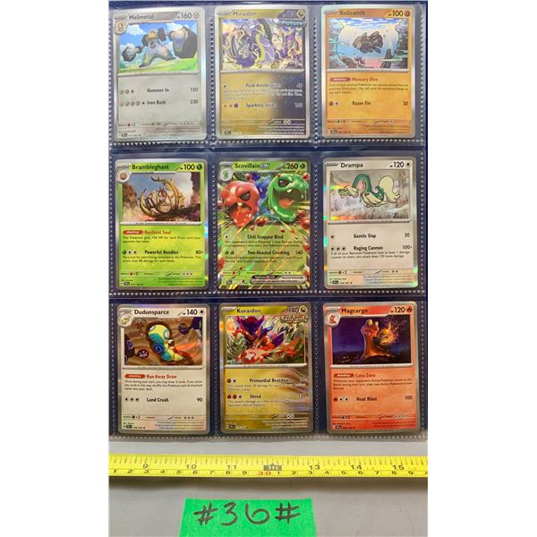 Pokemon 9 x Holo Cards From Mixed Sets All New MINT!