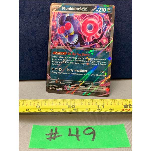 Pokemon Munkidori EX #037/064 1/2 Art Holo Card MINT!