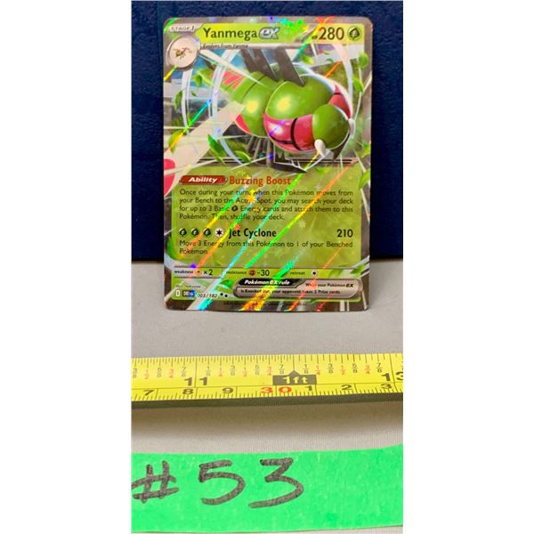 Pokemon Yanmega EX #003/182 1/2 Art Holo Card MINT!