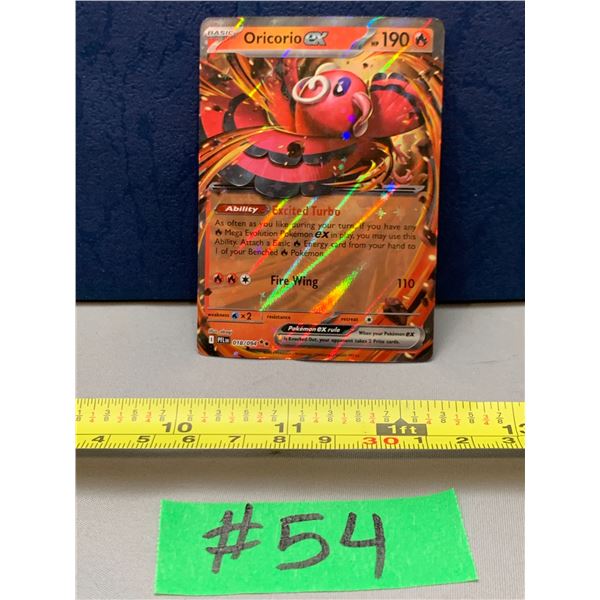 Pokemon Oricorio EX #018/094 1/2 Art Holo Card MINT!
