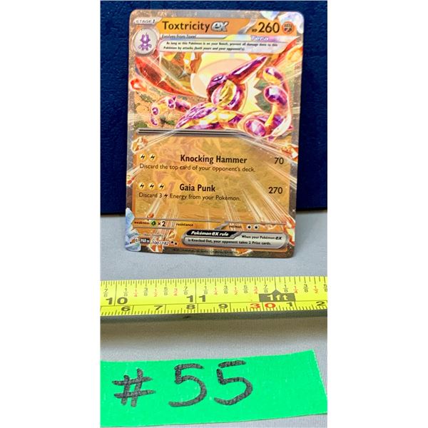 Pokemon Toxtricity EX #100/182 1/2 Art Holo Card MINT!