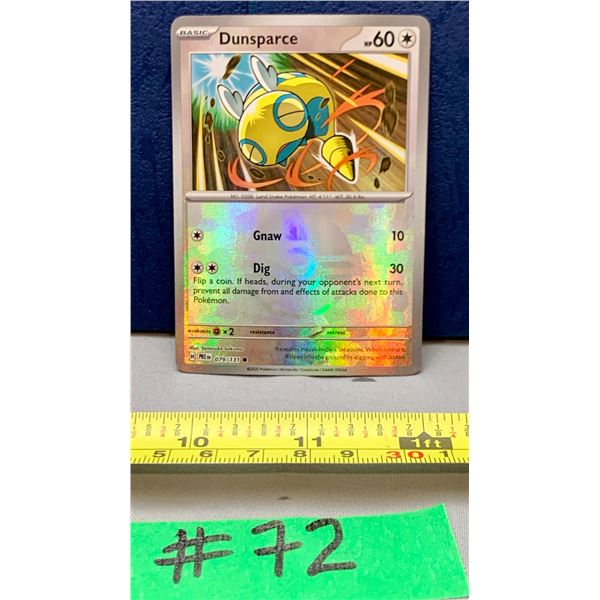 Pokemon Dunsparce Prismatic Pokeball Rare #079/131 Card Mint!