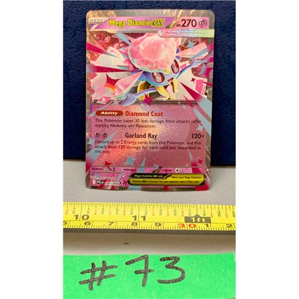Pokemon MEGA Diancie EX #041/094 1/2 Art Holo Card MINT!