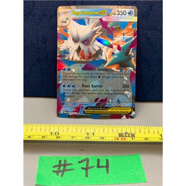 Pokemon MEGA Abomasnow EX #036/132 1/2 Art Holo Card MINT!